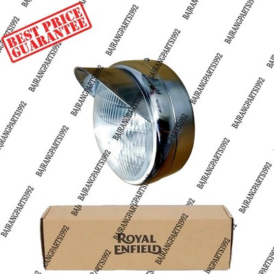 Fit For Royal Enfield Classic 350/500 Head Lamp Assy With Bulb 593263/E