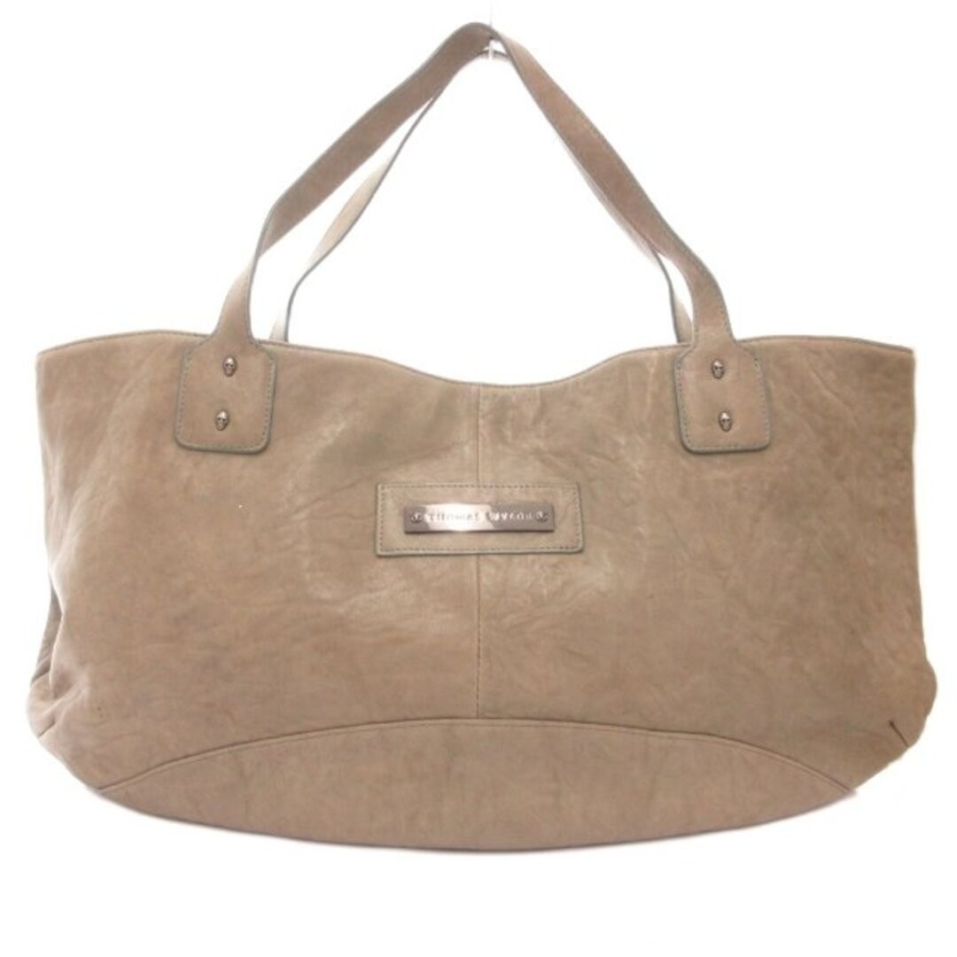 Thomas Wild WYLDE Tote Bag Handbag One Shoulder Greige MG Used 0d70493f943061052
