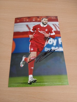 Signiertes Foto Fraser Hornby FC Aberdeen NEU 