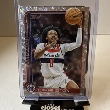 2025-26 Topps #97 Bub Carrington Silver Holo Foil Sand Glitter Heat 🔥👀