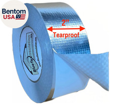   HVAC Aluminum Foil Tape 2 Inch X 150 Ft 6 Mil , Professional Grade Silver Duc