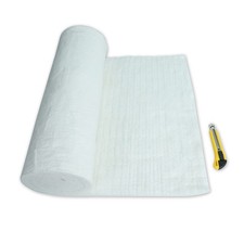 1"x16"x48",2400F Ceramic Fiber Fireproof Insulation Blanket, Applicable to Fu...