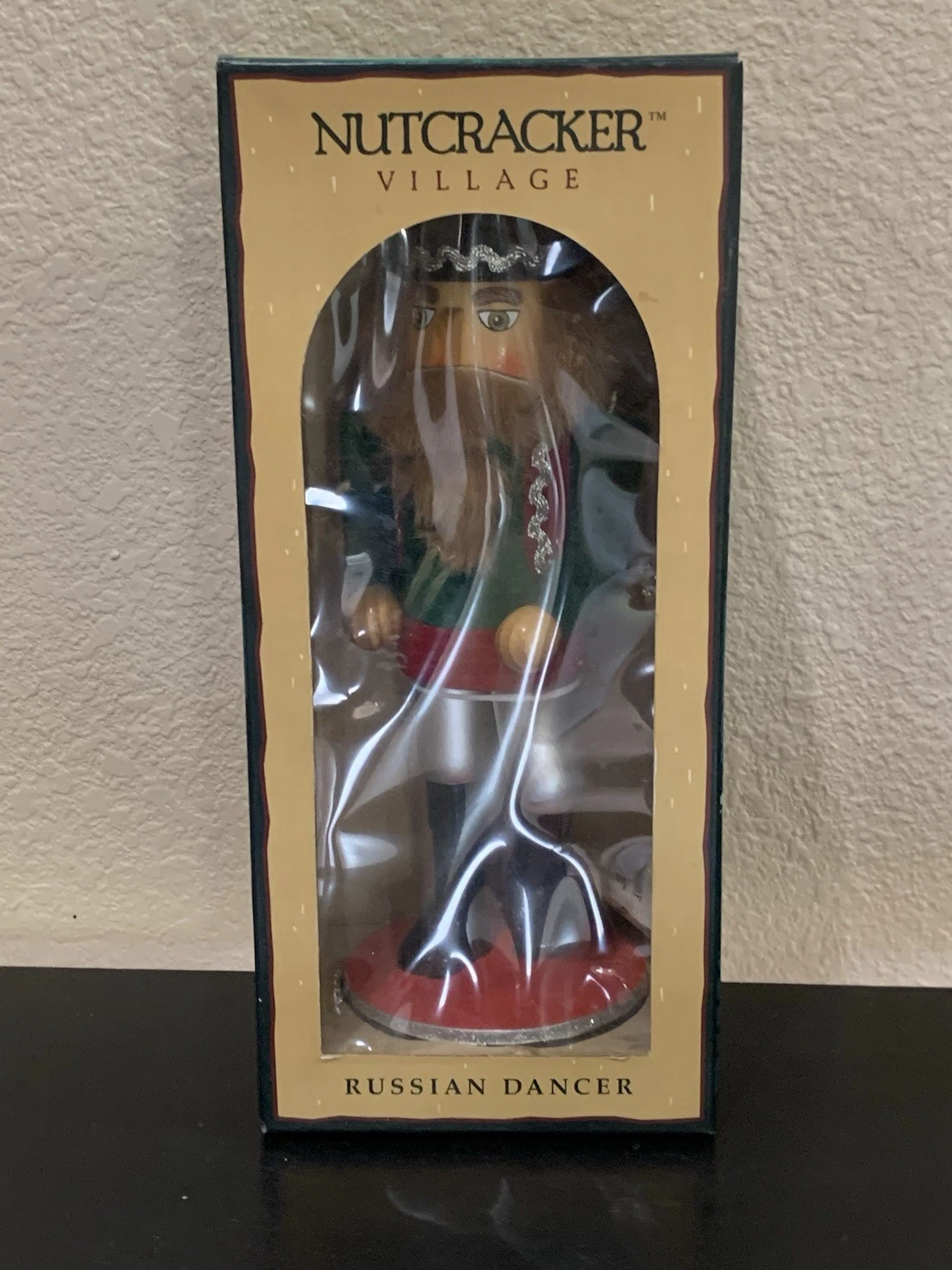 Vtg Russian Dancer Nutcracker 12 Inch New In Box 1999 Nutcracker Village