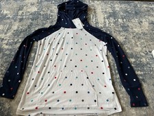 LuLaRoe Medium Amber Hoodie- Polka Dots