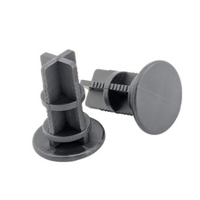 2pcs Wheelie Bin Lid Hinge Pins 43x18mm for Otto/ESE (New Type) 240 Litre Bins