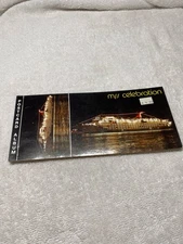 Vintage Retro M/S Celebration - Carnival Cruise Lines Post Card Album Book