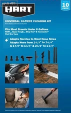 HART Universal 10-Piece Cleaning Kit, Fits Most Brands Under 8 Gallons