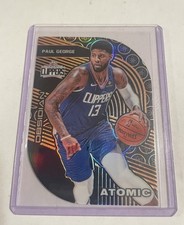 2020 Panini Obsidian Paul George Atomic Electric Etch Orange #29 10/35