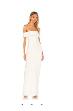 Women's Lovers and Friends White Galleria Gown Maxi Dress S