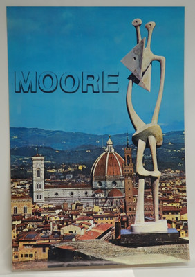 Henry Moore 1972 Poster Forte di Belvedere Florence Italy Mario Mariotti Fortres