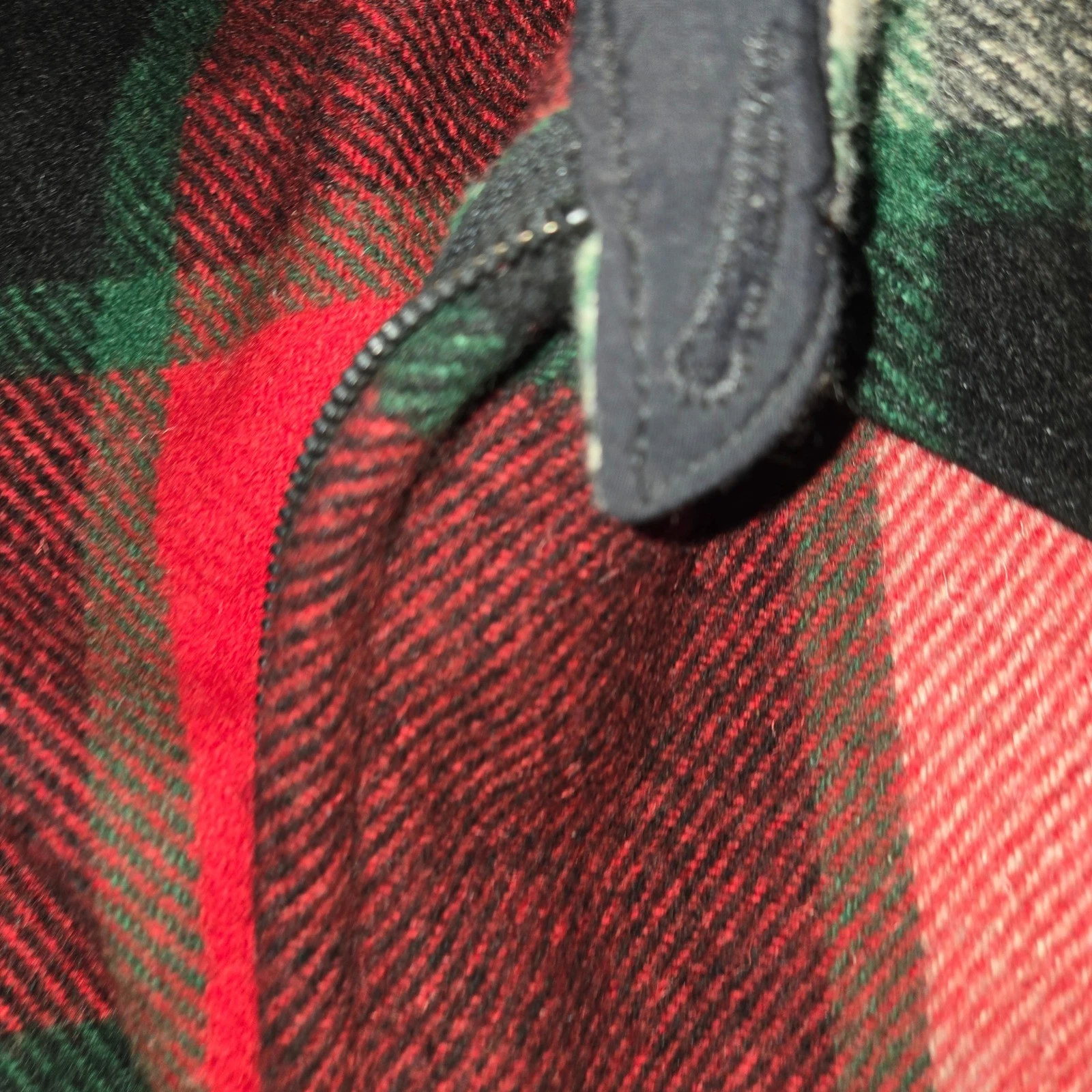 Johnson Woolen Mills Jac-Shirt Canadian Plaid Wool Jacket Mens 3XL Made in USA - product detail image 11
