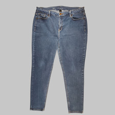 Lane Bryant 20R Jeans Women's Plus Size 20 Regular Blue Stretch Denim