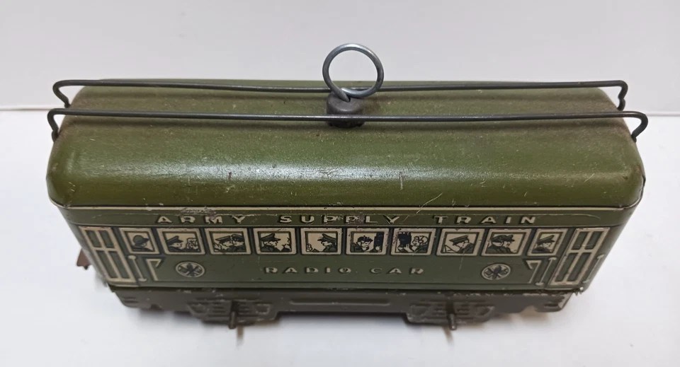 MARX ARMY SUPPLY TRAIN 500 RADIO CAR - Image 2 of 4