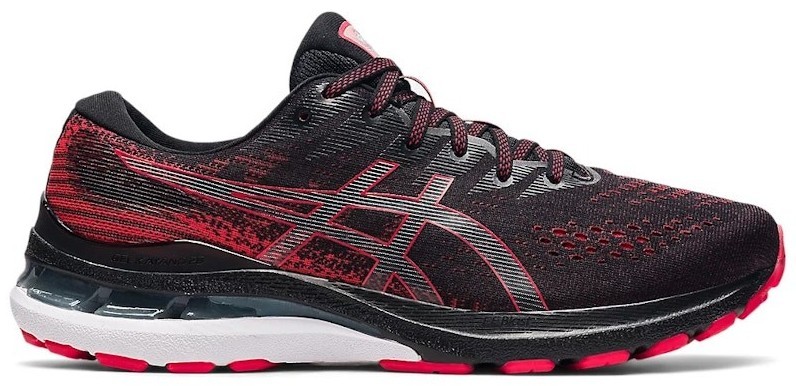 Asics Gel Kayano 28 Black Electric Red for sale | eBay