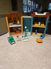 Vintage Fisher-Price Little People Sesame Street House w/ Some Accessories