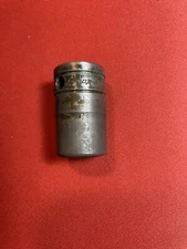 Snap On 1/2 Drive 9/32" 12PT Shallow Industrial Finish Non Impact Socket GSW191A