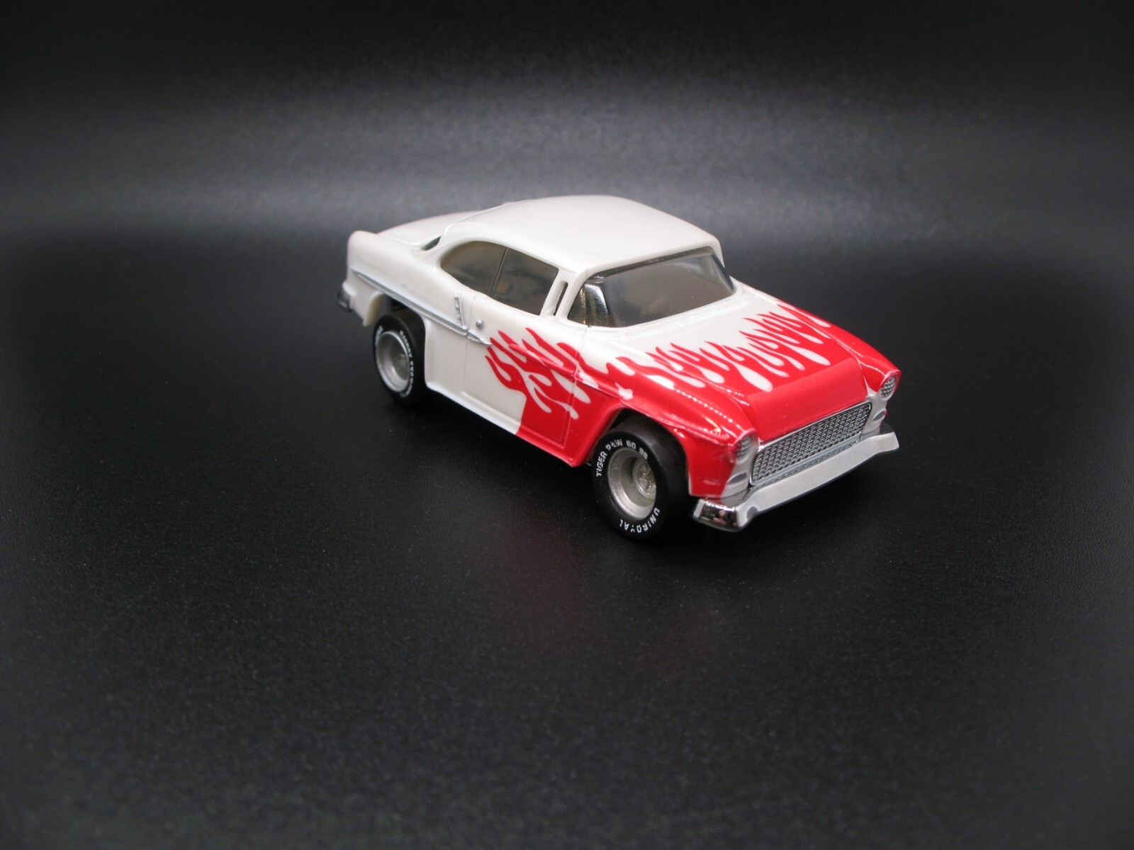 Dash AFX '55 Chevy HO slot car white/flames eBay