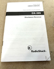 RADIO SHACK DX-399 SW Digital Receiver FM STEREO - ORIGINAL OWNERS MANUAL
