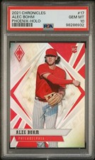 2021 Panini Chronicles Alec Bohm Phoenix #17 Holo Rookie RC Philadelphia~ PSA 10