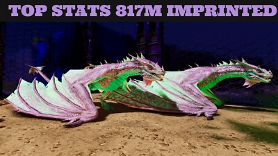 ARK Survival Ascended PvE PC/XBOX/PS5 Mauve Fire Wyvern 817m Imprinted (dragon)