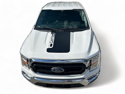 2021-2024 For Ford F150 Decals Hood Center Vinyl Stripes Auto Graphics Stickers