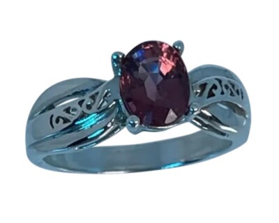 14 Karat rosa Turmalin Ring, weiß, gelb, Rotgold, kostenlose Größen, hergestellt in den USA