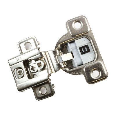 Salice 106 Degree 3/4'' Overlay, Silentia Soft Close Screw-On Face Frame Hinge