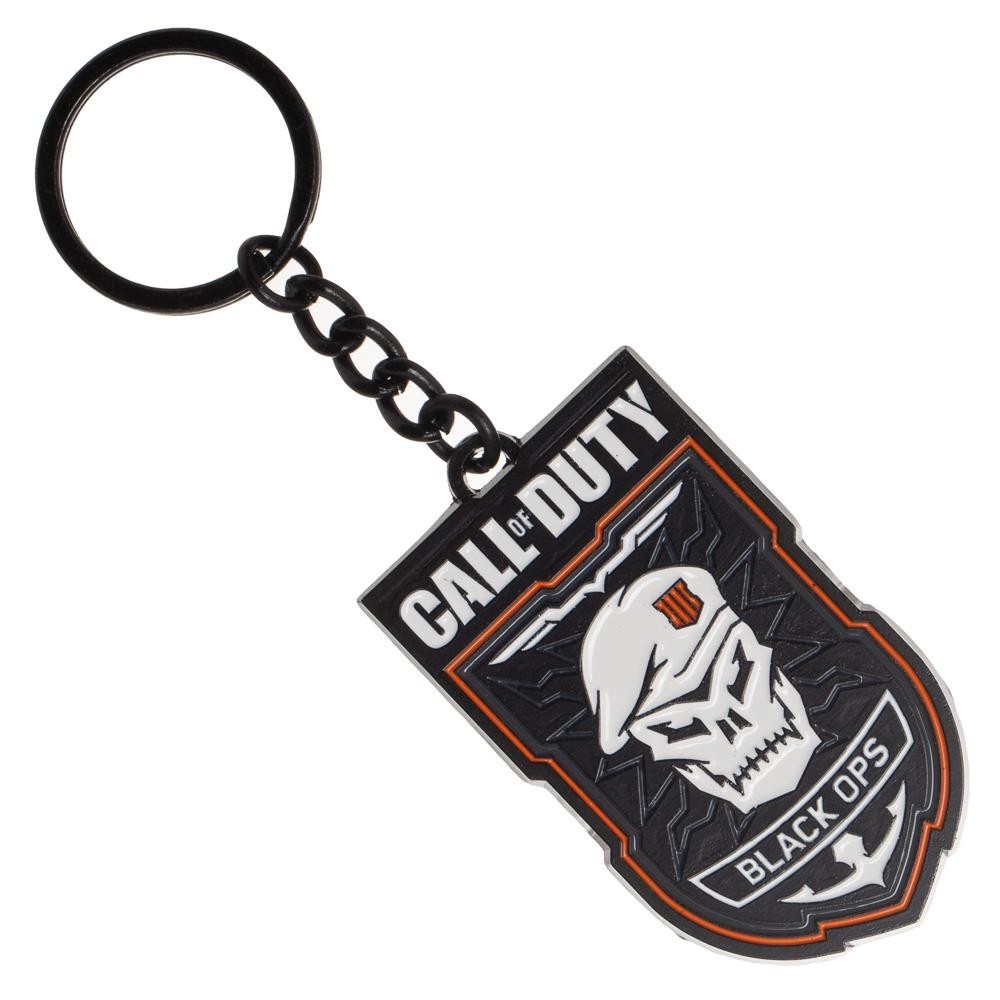Call of Duty キーホルダー black ops Call of Duty Black Ops Metal Keychain CoD Video Game Skull Logo
