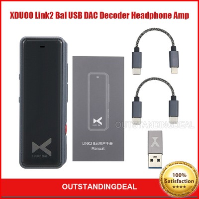 XDUOO Link2 Bal USB DAC Decoder Headphone Amplifier True Balanced Structure os12