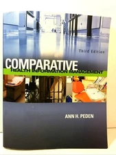 Comparative Health Information Management 3rd Edition by Ann Peden, Soft cover