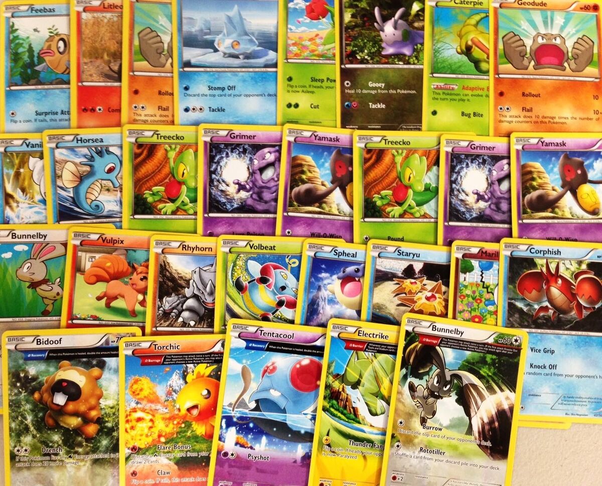  Pokemon TCG : 100 Card LOT Rare, COM/UNC, Holo