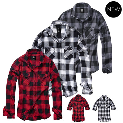 Brandit Damen Amy Flanell Shirt Girls Frauen Holzfäller Karo Hemd Checked Basics
