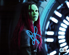 Zoe Saldana Signed 8X10 Photo Gamora Guardians Of The Galaxy Avengers Beckett Zoe Saldana Signed 8X10 Photo Gamora Guardians Of The Galaxy Avengers Beckett