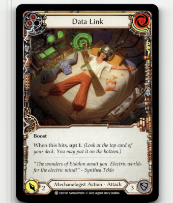 Flesh And Blood Data Link (Yellow) - Bright Lights - Common Flesh And Blood Data Link (Yellow) - Bright Lights - Common