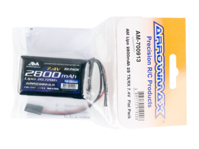 Arrowmax Competition LiPo Micro RX-Pack Hump #2800mAh 7.4V