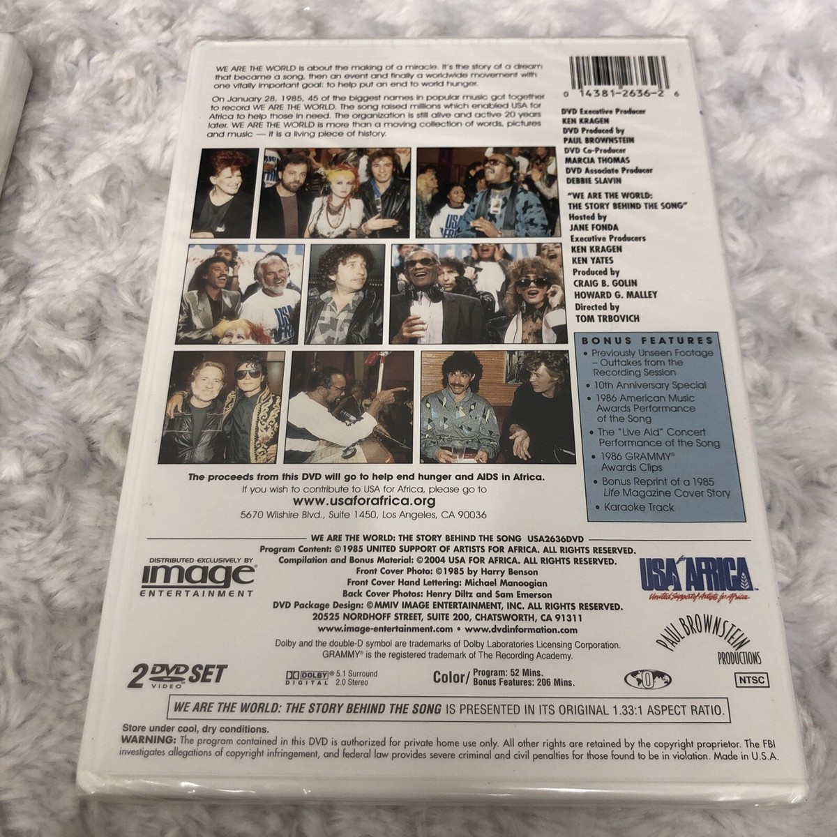 We Are the World: Story Behind the Song (DVD, 1985) SEALED