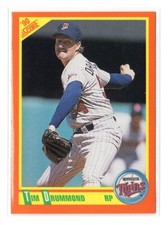 Baseball Card - 1990 Tim Drummond 103T - Minnesota Twins Score Traded MLB