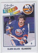 10/11 OPC...CLARK GILLIES...MARQUEE LEGEND...CARD # 590...ISLANDERS