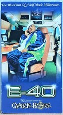 E-40  CHARLIE HU$TLE: THE BLUEPRINT OF A SELF-MADE MILLIONAIRE   RARE VHS VIDE0