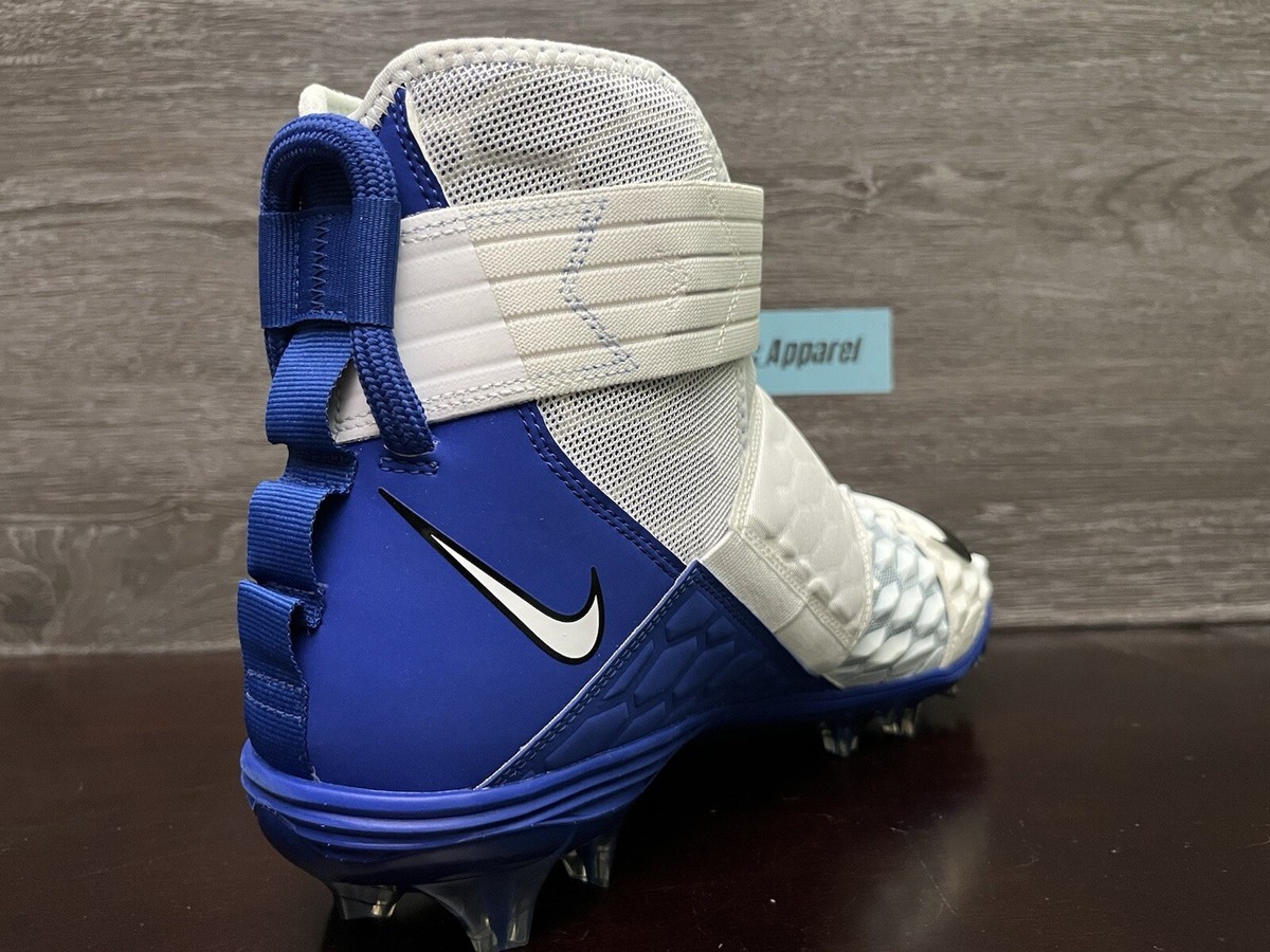 Nike Force Savage Elite TD 2 Football Cleats White Blue  display picture 3