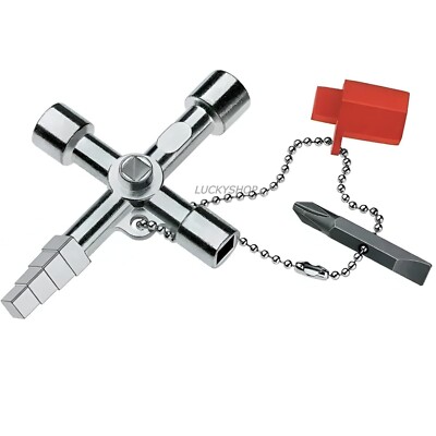 7 in 1 Universal Utility Key Gas Electric Meter Box Triangle Square ...