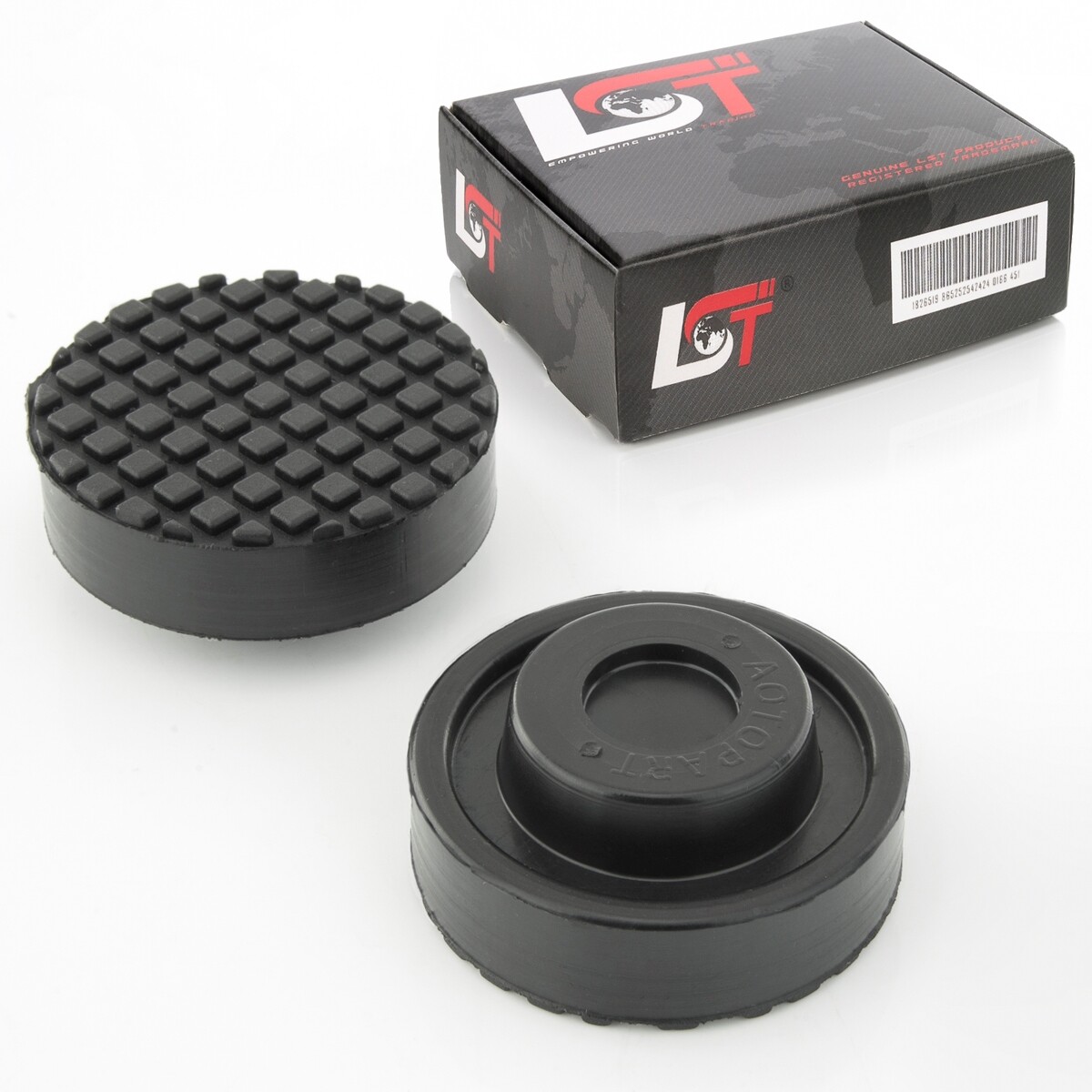 2X Adapter Car Jack Mounting Rubber Pad Rubber Ø 64X28Mm For Fiat