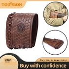Tourbon Genuine Leather Rifle Recoil Pad Gun Butt Protector Shotgun Stock Cover