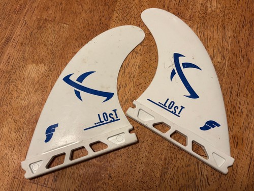 Futures Lost 2 Set Surfboard Fins Thruster White
