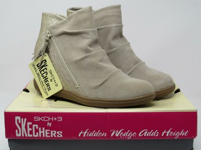 skechers hidden wedge boots
