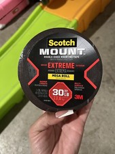 Scotch Extreme Mounting Tape Mega Roll 1-Inch X 400-Inch