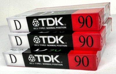 5 Cassette TDK FE60 FERRIC IEC1 / TYPE 1 NORMAL POSITION NEUF Scellée