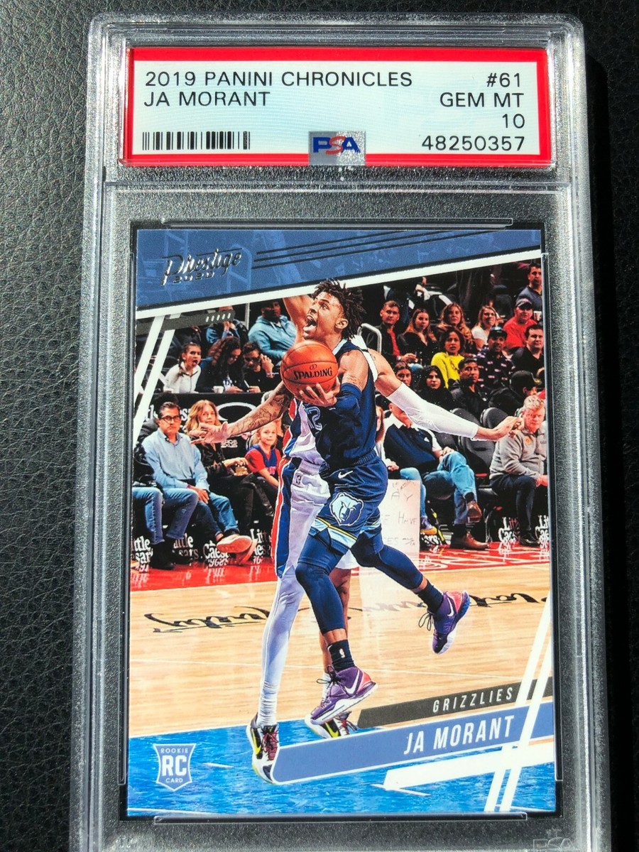 2019-20 Chronicles JA MORANT PRESTIGE #61 Rookie RC PSA 10 2019-20 Chronicles JA MORANT PRESTIGE #61 Rookie RC PSA 10