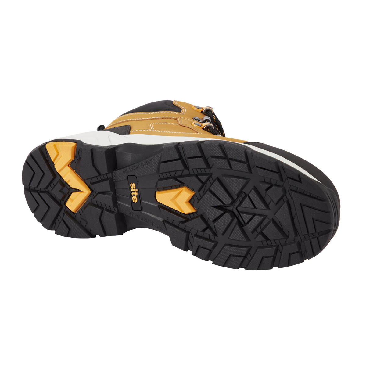 Site Safety Boots Mens Tan Regular Fit Steel Toe Cap Waterproof Shoes