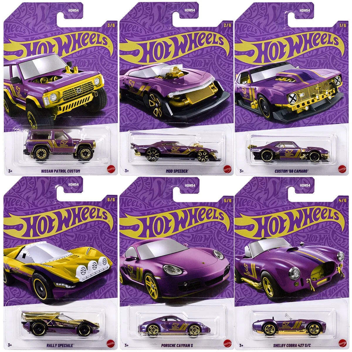 Hot Wheels Pearl and Chrome Vehicle 2025 Mix 2H 57th